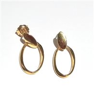 Ohrringe Dame in Gold OG OVALI